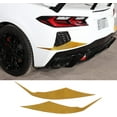 thumbnail image 1 of TINKI Rear Carbon Fiber Rear Air Intake Vent Trim Compatible with Chevrolet Corvette C8 Stingray 2020-2023, Rear Bumper Side Air Inlet Vent Decoration Sticker, 1 of 8