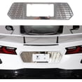 thumbnail image 2 of Real Carbon Fiber Rear License Plate Frame Fit For C8 2 of 10