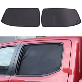 TINKI Rear Side Window Mesh Sun Shades with Memory Steel Wire Compatible with Toyota Tacoma 2016-2022 2PCS Car Window Screen Net