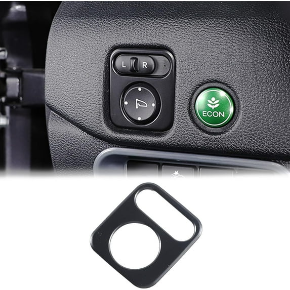 TINKI Rearview Mirror Adjustment Switch Frame Trim for Honda Pilot 2016-2022/ Ridgeline 2017-2023/ Passport 2019-2023 Interior Decorative Protector Accessories ABS Material