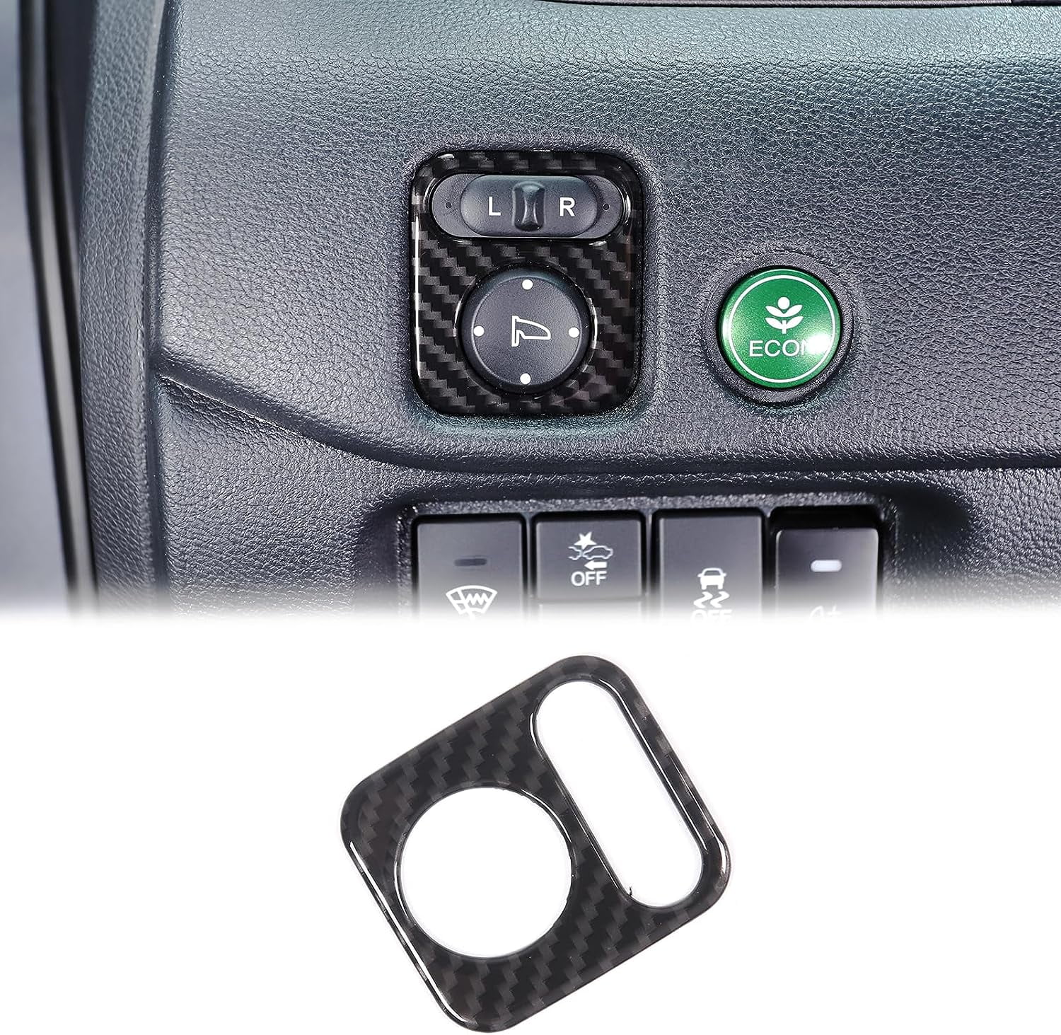 Curated visual reference: Pilot Sunroom Wrap Frame Materials Reference: Tinki Rearview Mirror Adjustment Switch Frame Trim For Honda Pilot