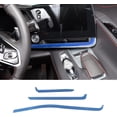 thumbnail image 1 of TINKI Soft 3D Real Carbon Fiber Car Dashboard Panel Trim Sticker Trim Compatible with Corvette C8 Stingray Z06 Z51 2020 2021 2022 2023 Interior Center Console Kit, 1 of 14