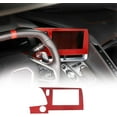 thumbnail image 1 of TINKI Soft Carbon Fiber GPS Screen Frame Compatible with Chevrolet Corvette C8 Stingray 2020-2023 Navigation Screen Trim Sticker, Center Display Frame Trim Cover Decoration, 1 of 10