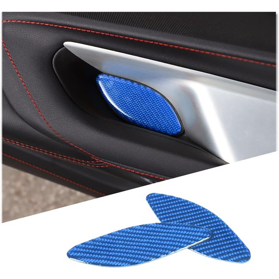 TINKI Soft Carbon Fiber Window Lift Groove Sticker Compatible with Chevrolet Corvette C8 Stingray 2020-2023, Car Door Storage Groove Mat Trim Sticker