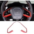 thumbnail image 1 of TINKI Steering Wheel Button Frame Cover Fit for Chevrolet Corvette C8 Stingray 2020-2023, ABS Car Steering Wheel Panel Protection Frame Molding Sticker Trim, 1 of 12