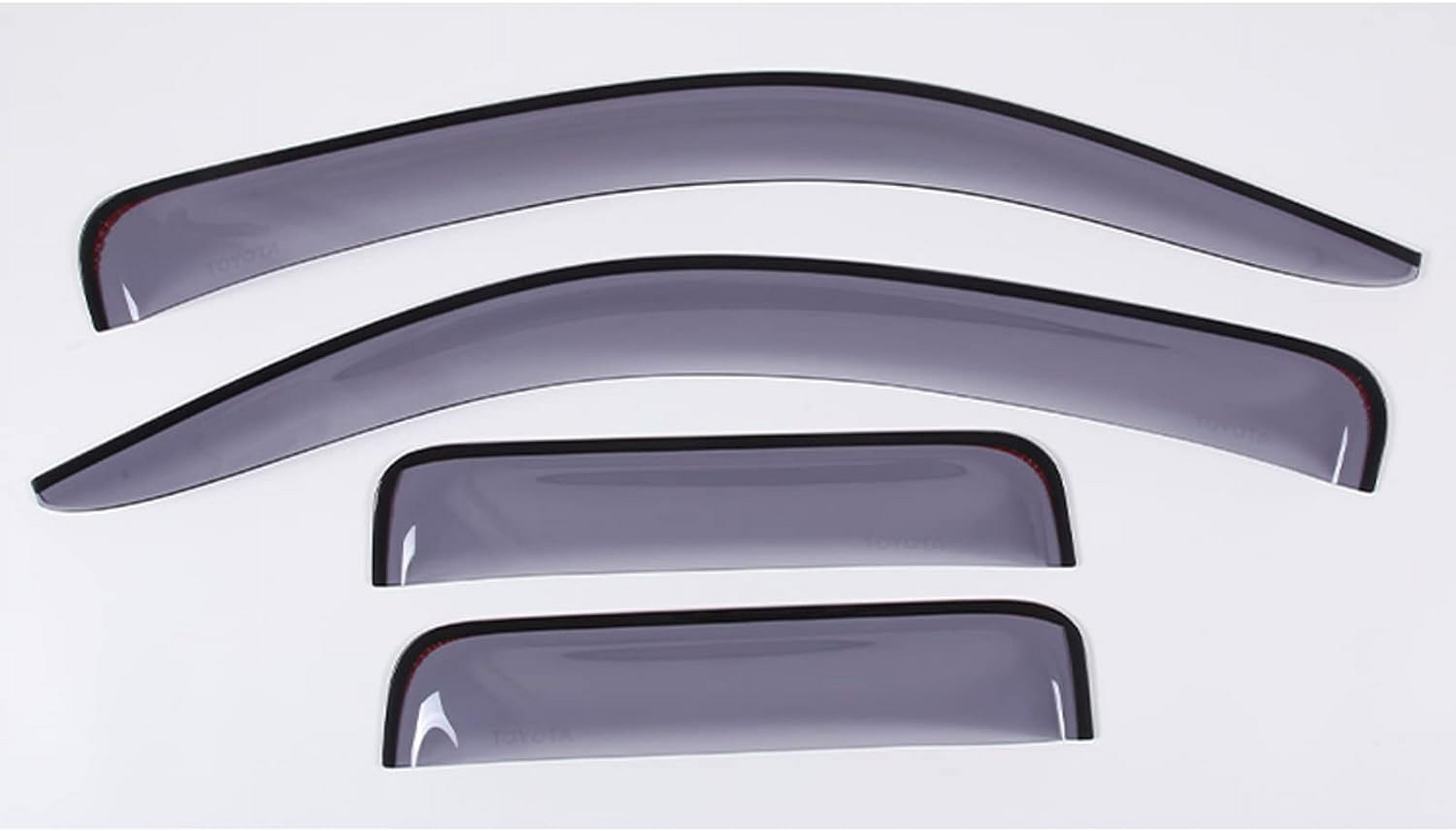 TINKI For Tacoma 2016-2022 ABS Security Window Vent,Row Door Window Vent Screens,in-Channel Incredibly Durable Rain Guards Access,Original Window Vent Deflectors