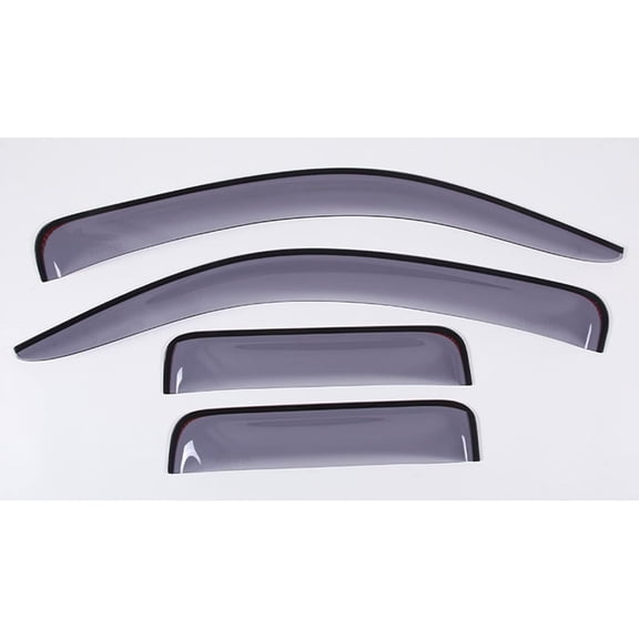 TINKI For Tacoma 2016-2022 ABS Security Window Vent,Row Door Window Vent Screens,in-Channel Incredibly Durable Rain Guards Access,Original Window Vent Deflectors