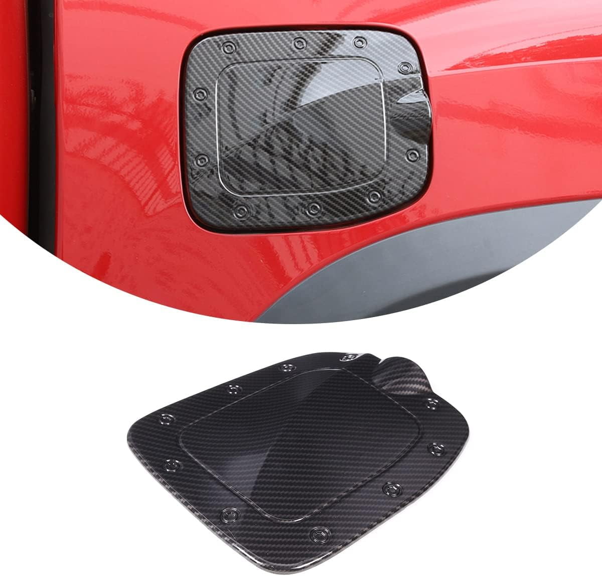 TINKI for Toyot@ Tacoma 2011 2012 2013 2014 2015 Fuel Tank Gas Cap, Car Fuel Tank Gas Filler Cap Cover Trim,Oil Fuel Tank Cap Cover Trim,Exterior Accessories