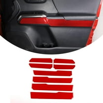 TINKI for Toyot@ Tacoma 2015 2016 2017 2018 2019 2020 2021 2022 2023 Soft Carbon Fiber 3D Sticker Inner Door Panels Decorative Stickers Car Accessories