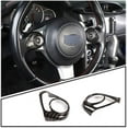 thumbnail image 1 of TINKI for Toyota 86 Subaru BRZ 2012-2020 Interior Car Steering Wheel Button Frame Cover Trims, Steering Wheel Cover Sequins Frame Trim Made of ABS material, 1 of 7