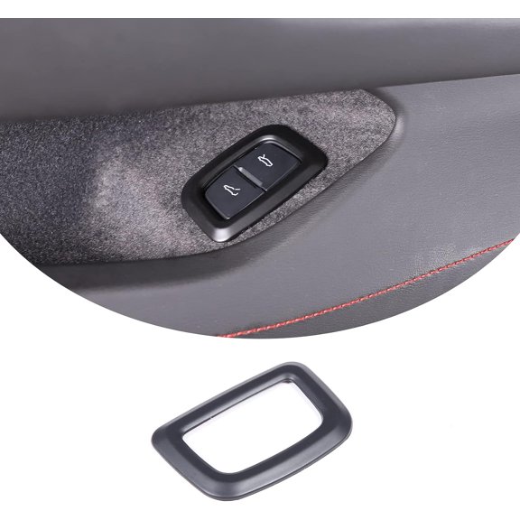 TINKI Trunk Switch Button Cover Trims Compatible with Chevrolet Corvette C8 2020-2023, ABS Inner Rear Trunk Switch Panel Trim Frame Accessories