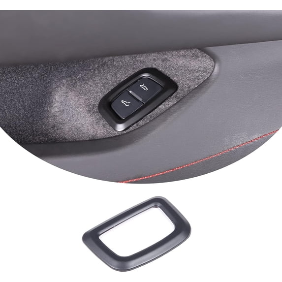 TINKI Trunk Switch Button Cover Trims Compatible with Chevrolet Corvette C8 2020-2023, ABS Inner Rear Trunk Switch Panel Trim Frame Accessories