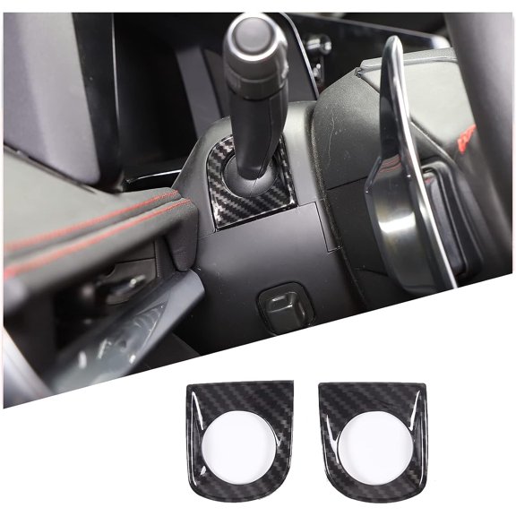 TINKI Turn Signal Lever Base Trim Cover Compatible with Chevrolet Corvette C8 Stingray 2020-2023, ABS Turn Signal Wiper Washer Headlight Lever Base Cover