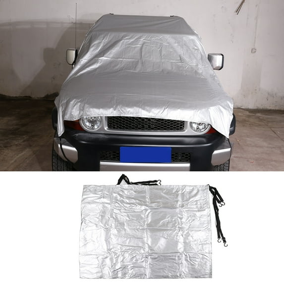 TINKI Windshield Snow Cover Compatible withToyota FJ Cruiser 2007-2021, Waterproof/Windproof/Dustproof/Sun Protection/Car Windshield Cover Winter Summer