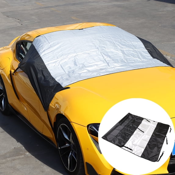 TINKI Windshield Snow Cover Fit for Toyota Supar 2019-2022, Car Front Windshield Cover, Windshield Snow Ice Cover Protects Windshield and Wipers from Rain, Sun, Frost