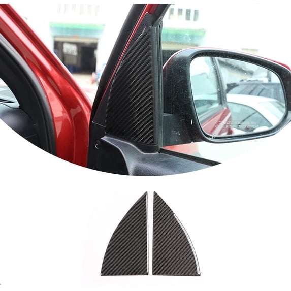 TINKI for Toyota Tacoma 2015 2016 2017 2018 2019 2020 2021 2022 2023 Soft Carbon Fiber 3D Sticker Car A-Pillar Interior Sticker Car Accessories