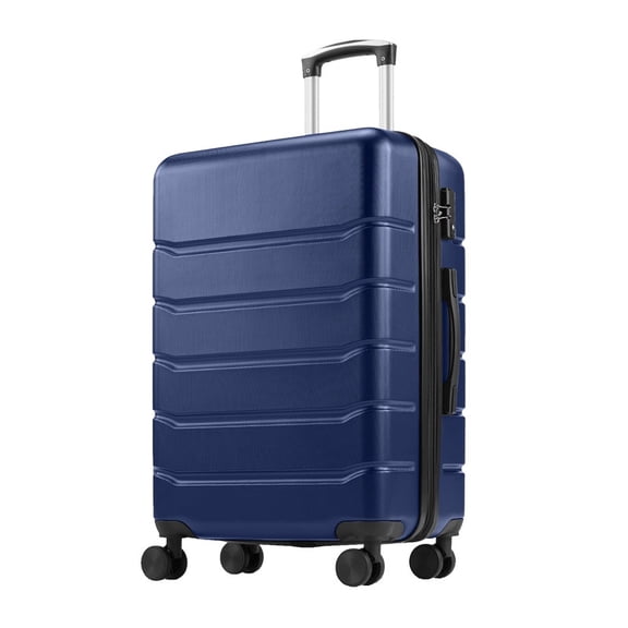 TINKLE WELL Expandable Hardshell Suitcase, 28" Lightweight Carry on Luggage, TSA Lock Hard Shell Luggage with 360° Smooth Spinner Wheels, Blue