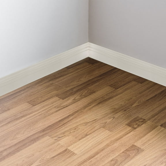 IMIKEYA Self Adhesive Peel and Stick Wall Baseboard Trim Grey Nbr Material for Home