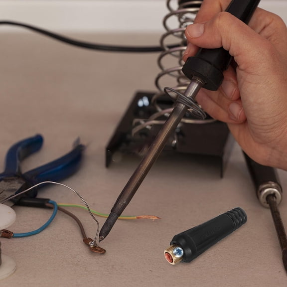 NICEXMAS Welding Connectors 1 Set Welding Cable Panel Connector Black ABS Copper Zinc Alloy Quick Fitting