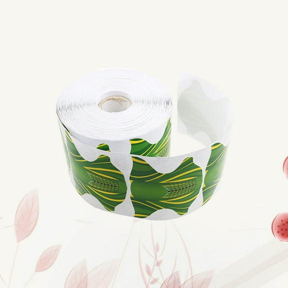 TINKSKY 100Set Nail Extension Forms Paper Nail Forms Guiding Tool For Women