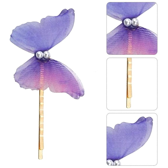 NICEXMAS butterfly clips girls Hair Clip Purple 10Pcs