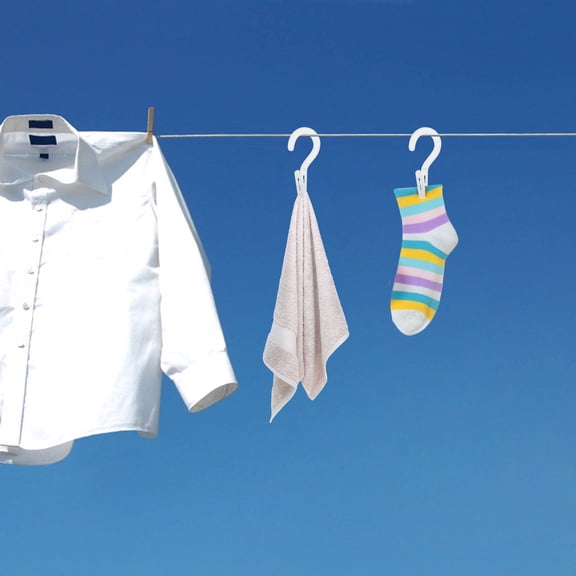 NICEXMAS Laundry Hook Clip with Sturdy Plastic Build for Convenient Hanging of Clothes, Towels, and Accessories