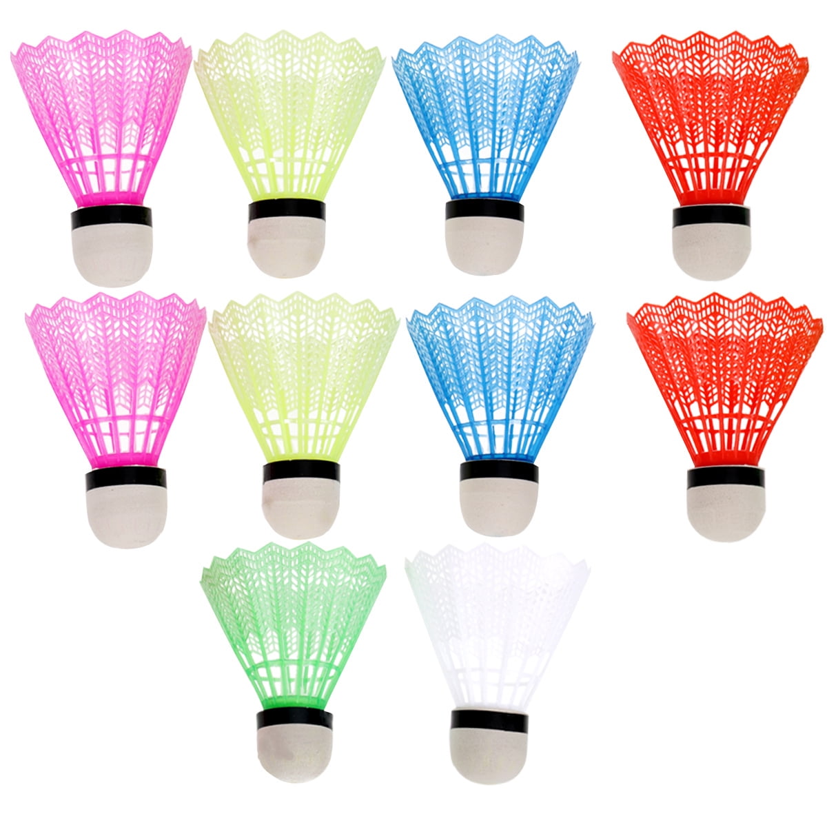 Plastic badminton shuttlecock deals