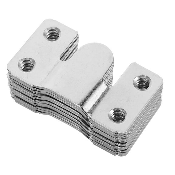 NICEXMAS 12Pcs Universal Stainless Steel Corner Brace Brackets for Home Bed Frame and Wall Mount Support