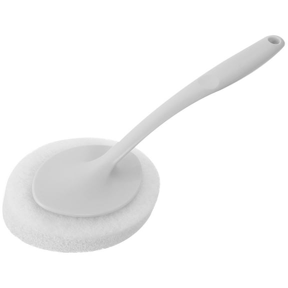 NICEXMAS 1Pc Grey Washing Sponge Brush with Hole for Hanging in Bathroom and Kitchen