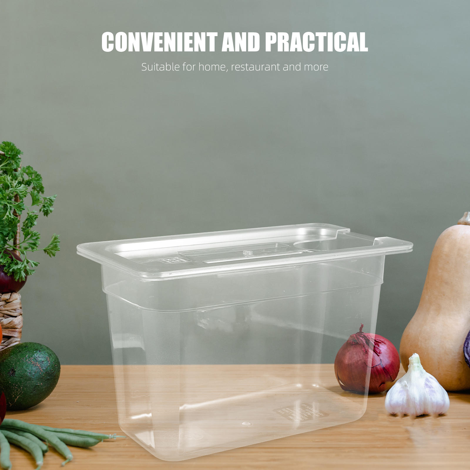 TINKSKY 1Pack Slow Cooker Container 32.5X20.0X17.5In For Sous Vide ...