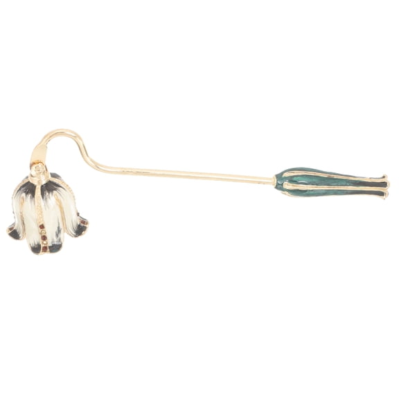 IMIKEYA Golden Metal Candle Snuffer Tool for Home Aromatherapy Accessories