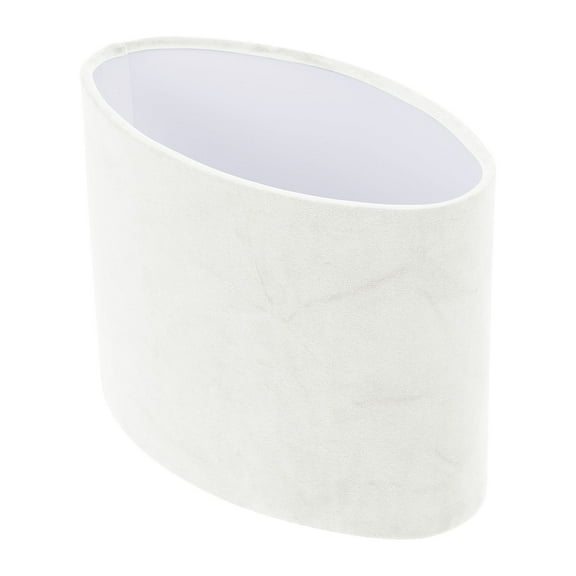 TINKSKY 1Set Oval Lamp Shades Medium Cloth White Simple Color Matching for Home Users