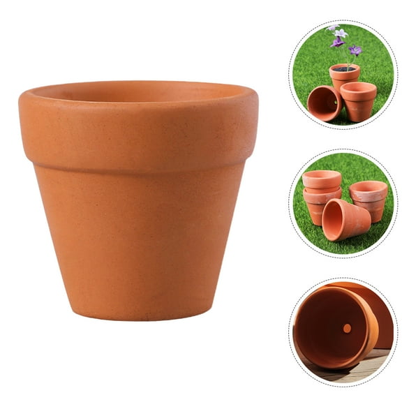 NICEXMAS Nicexmas Small Clay Pots Chocolate Decorative for Home 20Pcs