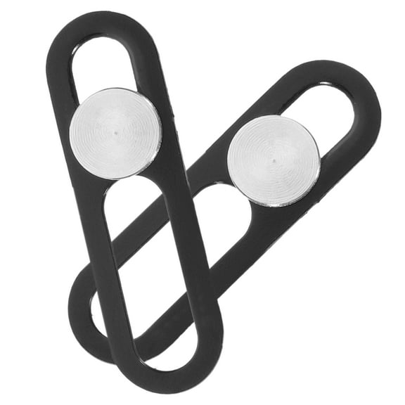 TINKSKY 2Pcs Mobile Camera Cover Lens Camera Privacy Slider Plastic Black for Daily Use