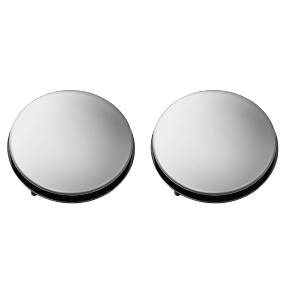 NICEXMAS 2-Pack Stainless Steel Faucet Hole Covers for Kitchen Sink, Seal Caps to Prevent Leakage and Keep Clean