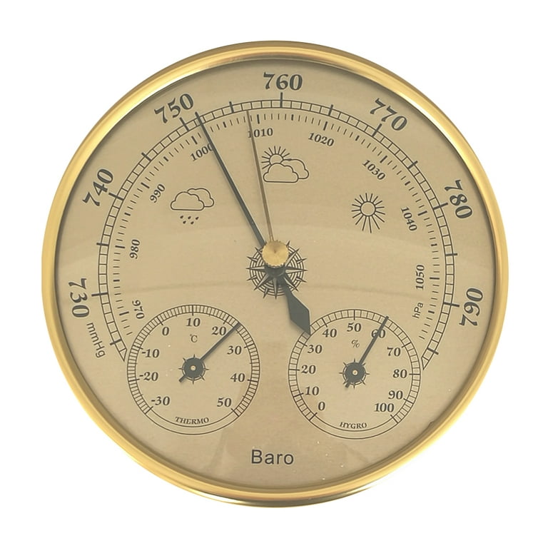 TINKSKY 3 in 1 Barometer Thermometer Hygrometer Dial Type Weather Station  Air Pressure Temperature Humidity Meter