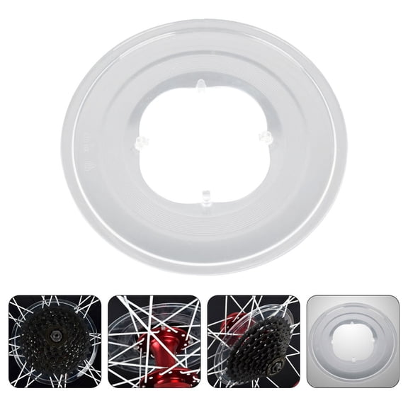 NICEXMAS 3-Pack Clear Bike Spoke Protector Covers, Lightweight for Safety