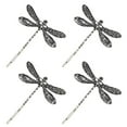 thumbnail image 1 of TINKSKY 4Pcs Rural Style Dragonfly Hair Clips Metal Alloy Barrette for Women Girls Kids, 1 of 6