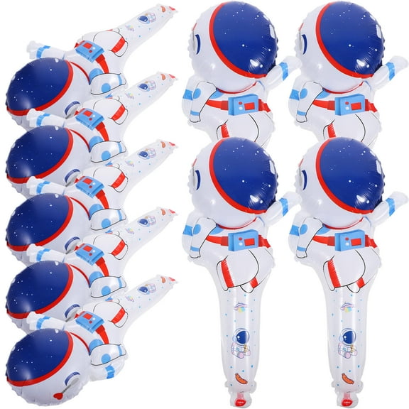 TINKSKY 50pcs Small Astronaut Balloons Aluminum Foil for Friends Celebration Party
