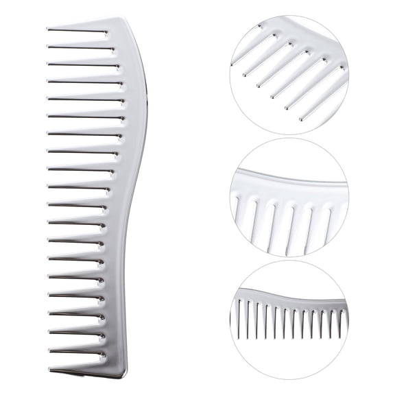 TINKSKY 52Pack Styling Comb Men Abs Material Wide Tooth Design for Everyday Hairstyle Design