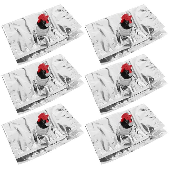 TINKSKY 6Pcs Beverage Bags With Spout Dispenser Assorted Color Refillable Storage Bag For Gatherings
