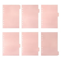 TINKSKY 6Pcs Household Index Dividers Professional Tab Dividers Convenient Binder Tabs Book Accessory