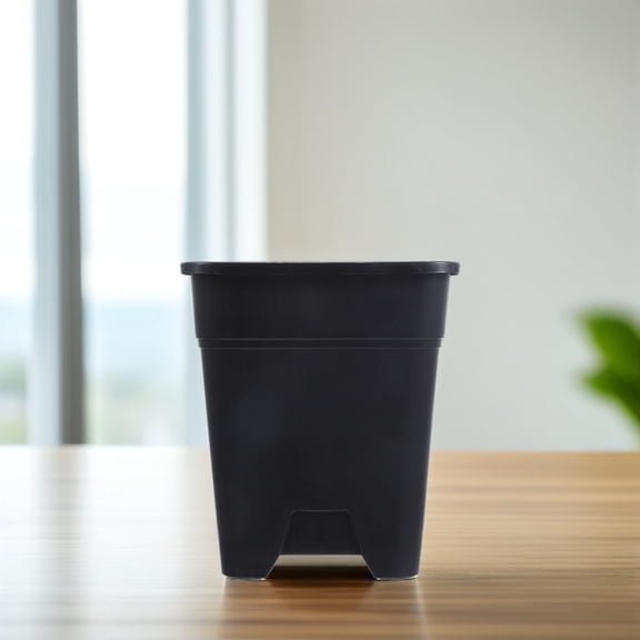 IMIKEYA 6Pcs Plastic Flower Containers with Root Control Ideal for Medium and Small Plants