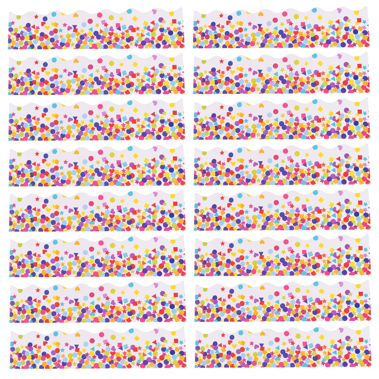 NICEXMAS 70Pcs Self Adhesive Multi Color Blackboard Border Stickers for ...