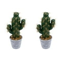 thumbnail image 1 of TINKSKY Artificial Succulent Cactus Plants Fake Faux Bonsai Model Plant Decor Desktop Adornments Greenery Ornaments Imitation, 1 of 6