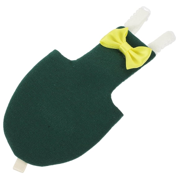 TINKSKY Bird Flight Suit for Pet Parrot in Olive Green with Protective Design 1 Set