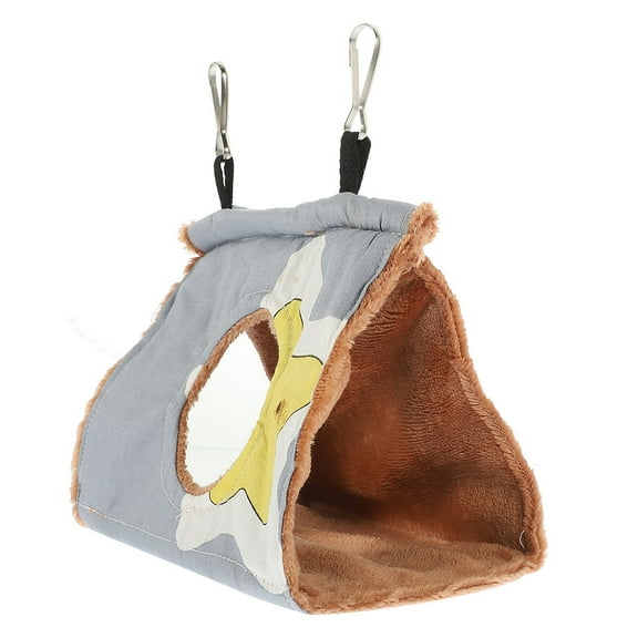 NICEXMAS Grey Bird Hammock Bed Made from Cotton Easy to Install for Winter Comfort