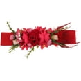 thumbnail image 1 of WASHWEPE Women Waist Band Red Fabric 1Pack 28.9x3.1x1.2In, 1 of 6