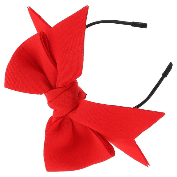 TINKSKY Cute Dog Hair Bows for Decoration Use Lightweight Cotton Red Pet Hair Supplies 0.5 Inch
