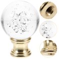 thumbnail image 1 of TINKSKY Decorative Lamp Finial Lamp Finial Knob Golden Acrylic Table Lamp Decoration Home Decor 1Pack, 1 of 8